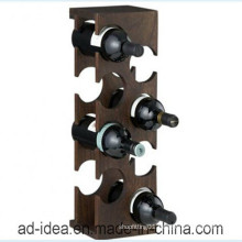 Special Style Wooden Wine Exhibition Stand / Wooden Wine Display Stand